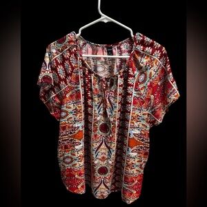 Colorful Paisley Women's Blouse